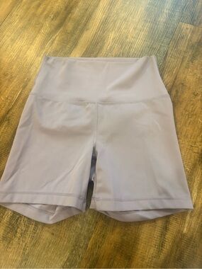 Reflex High-Waist Lavender Bike Shorts